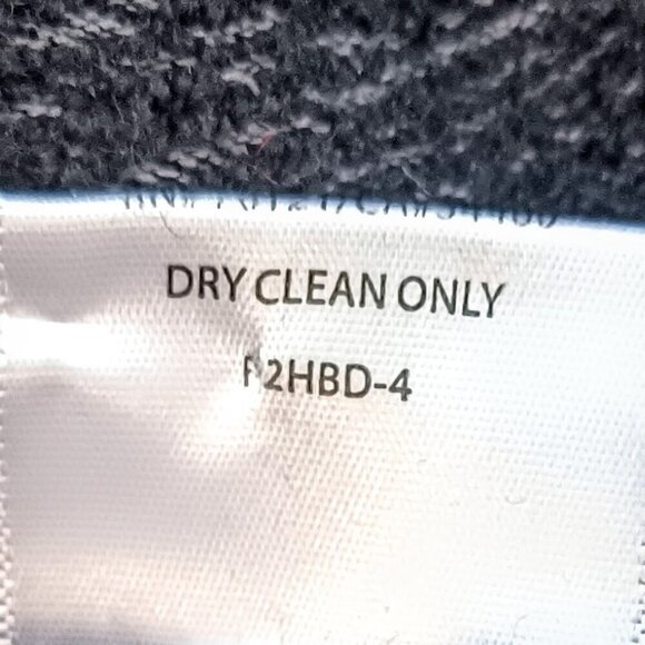 Eileen Fisher Black Textured Cotton Wool Open Jacket - Picture 6 of 6